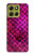W3051 Pink Mermaid Fish Scale Case Cover Custodia e Flip Case per Motorola Moto G86