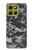W3293 Urban Black Camo Camouflage Case Cover Custodia e Flip Case per Motorola Moto G86