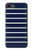 W2767 Navy White Striped Case Cover Custodia e Flip Case per iPhone 7, iPhone 8, iPhone SE (2020) (2022)