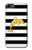 W2882 Black and White Striped Gold Dolphin Case Cover Custodia e Flip Case per iPhone 7, iPhone 8, iPhone SE (2020) (2022)