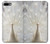 W1980 White Peacock Case Cover Custodia e Flip Case per iPhone 7 Plus, iPhone 8 Plus