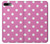 W2358 Pink Polka Dots Case Cover Custodia e Flip Case per iPhone 7 Plus, iPhone 8 Plus