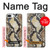 W2703 Snake Skin Texture Graphic Printed Case Cover Custodia e Flip Case per iPhone 7 Plus, iPhone 8 Plus