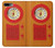 W2780 Vintage Orange Bakelite Radio Case Cover Custodia e Flip Case per iPhone 7 Plus, iPhone 8 Plus