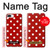 W2951 Red Polka Dots Case Cover Custodia e Flip Case per iPhone 7 Plus, iPhone 8 Plus