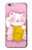 W3025 Pink Maneki Neko Lucky Cat Case Cover Custodia e Flip Case per iPhone 6 6S