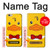 W2760 Yellow Duck Tuxedo Cartoon Case Cover Custodia e Flip Case per iPhone 6 Plus, 6S Plus