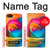 W1671 Rainbow Colorful Rose Case Cover Custodia e Flip Case per iPhone 5 5S SE