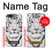 W2553 White Tiger Case Cover Custodia e Flip Case per iPhone 5 5S SE