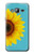 W3039 Vintage Sunflower Blue Case Cover Custodia e Flip Case per Samsung Galaxy J3 (2016)