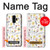 W2354 Pastel Flowers Pattern Case Cover Custodia e Flip Case per Samsung Galaxy S9 Plus