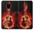 W0415 Fire Guitar Burn Case Cover Custodia e Flip Case per Samsung Galaxy S9