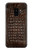 W2850 Brown Skin Alligator Graphic Printed Case Cover Custodia e Flip Case per Samsung Galaxy S9