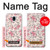 W3095 Vintage Rose Pattern Case Cover Custodia e Flip Case per Samsung Galaxy J3 (2018), J3 Star, J3 V 3rd Gen, J3 Orbit, J3 Achieve, Express Prime 3, Amp Prime 3