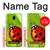 W0892 Ladybug Case Cover Custodia e Flip Case per Samsung Galaxy J7 (2018), J7 Aero, J7 Top, J7 Aura, J7 Crown, J7 Refine, J7 Eon, J7 V 2nd Gen, J7 Star