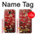 W2414 Red Blossoming Almond Tree Van Gogh Case Cover Custodia e Flip Case per Samsung Galaxy J7 (2018), J7 Aero, J7 Top, J7 Aura, J7 Crown, J7 Refine, J7 Eon, J7 V 2nd Gen, J7 Star