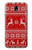 W2835 Christmas Reindeer Knitted Pattern Case Cover Custodia e Flip Case per Samsung Galaxy J7 (2018), J7 Aero, J7 Top, J7 Aura, J7 Crown, J7 Refine, J7 Eon, J7 V 2nd Gen, J7 Star