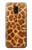 W0422 Giraffe Skin Case Cover Custodia e Flip Case per Samsung Galaxy J6 (2018)