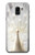 W1980 White Peacock Case Cover Custodia e Flip Case per Samsung Galaxy J6 (2018)