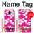 W2246 Hawaiian Hibiscus Pink Pattern Case Cover Custodia e Flip Case per Samsung Galaxy J6 (2018)