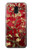 W2414 Red Blossoming Almond Tree Van Gogh Case Cover Custodia e Flip Case per Samsung Galaxy J6 (2018)