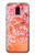 W2543 Japanese Kimono Style Flower Pattern Case Cover Custodia e Flip Case per Samsung Galaxy J6 (2018)