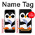 W2631 Cute Baby Penguin Case Cover Custodia e Flip Case per Samsung Galaxy J6 (2018)