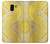 W2713 Yellow Snake Skin Graphic Printed Case Cover Custodia e Flip Case per Samsung Galaxy J6 (2018)