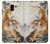 W2751 Chinese Tiger Brush Painting Case Cover Custodia e Flip Case per Samsung Galaxy J6 (2018)