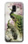 W2773 Peacock Chinese Brush Painting Case Cover Custodia e Flip Case per Samsung Galaxy J6 (2018)