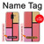 W2795 Cheek Palette Color Case Cover Custodia e Flip Case per Samsung Galaxy J6 (2018)