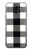 W2842 Black and White Buffalo Check Pattern Case Cover Custodia e Flip Case per Samsung Galaxy J6 (2018)