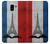 W2859 Vintage France Flag Eiffel Tower Case Cover Custodia e Flip Case per Samsung Galaxy J6 (2018)