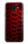 W2879 Red Arowana Fish Scale Case Cover Custodia e Flip Case per Samsung Galaxy J6 (2018)
