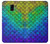 W2930 Mermaid Fish Scale Case Cover Custodia e Flip Case per Samsung Galaxy J6 (2018)