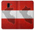 W3018 Peru Flag Case Cover Custodia e Flip Case per Samsung Galaxy J6 (2018)