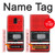 W3204 Red Cassette Recorder Graphic Case Cover Custodia e Flip Case per Samsung Galaxy J6 (2018)