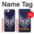 W3357 Navy Blue Bandana Pattern Case Cover Custodia e Flip Case per iPhone 7 Plus, iPhone 8 Plus