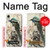 W2086 Peacock Painting Case Cover Custodia e Flip Case per iPhone XR