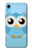 W3029 Cute Blue Owl Case Cover Custodia e Flip Case per iPhone XR