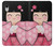 W3042 Japan Girl Hina Doll Kimono Sakura Case Cover Custodia e Flip Case per iPhone XR