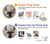 W2505 Reindeer Head Old Wood Texture Graphic Case Cover Custodia e Flip Case per iPhone X, iPhone XS