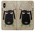 W2826 Cute Cartoon Unsleep Black Sheep Case Cover Custodia e Flip Case per iPhone X, iPhone XS