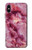W3052 Pink Marble Graphic Printed Case Cover Custodia e Flip Case per iPhone X, iPhone XS