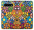 W3281 Colorful Hippie Flowers Pattern Case Cover Custodia e Flip Case per Samsung Galaxy S10 Plus