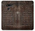 W2850 Brown Skin Alligator Graphic Printed Case Cover Custodia e Flip Case per LG G8 ThinQ