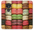 W0080 Macarons Case Cover Custodia e Flip Case per Motorola Moto G7 Play