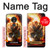 W0863 Hell Fire Skull Case Cover Custodia e Flip Case per Motorola Moto G7 Play