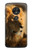 W1046 Lion King of Forest Case Cover Custodia e Flip Case per Motorola Moto G7 Play