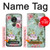 W2178 Flower Floral Art Painting Case Cover Custodia e Flip Case per Motorola Moto G7 Play
